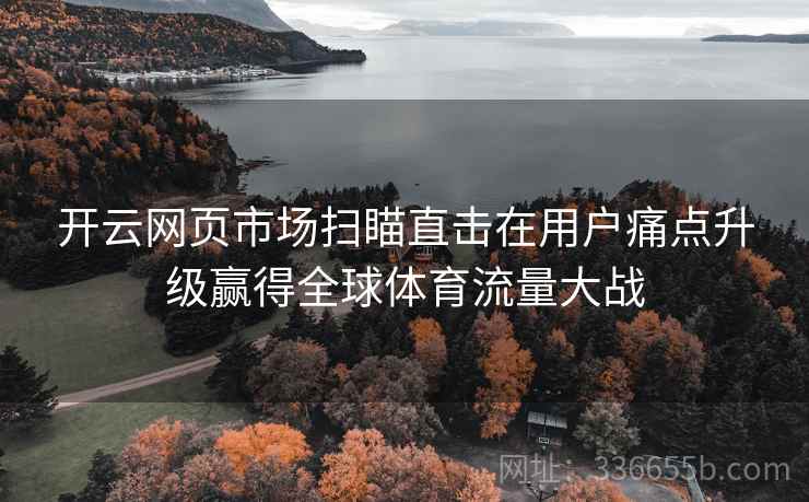 开云网页市场扫瞄直击在用户痛点升级赢得全球体育流量大战 开云网页市场扫瞄直击在用户痛点升级赢得全球体育流量大战